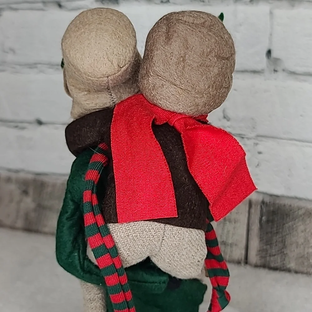 Byers' Choice Caroler '91 & '93 Bob Cratchit/Tiny Tim From 